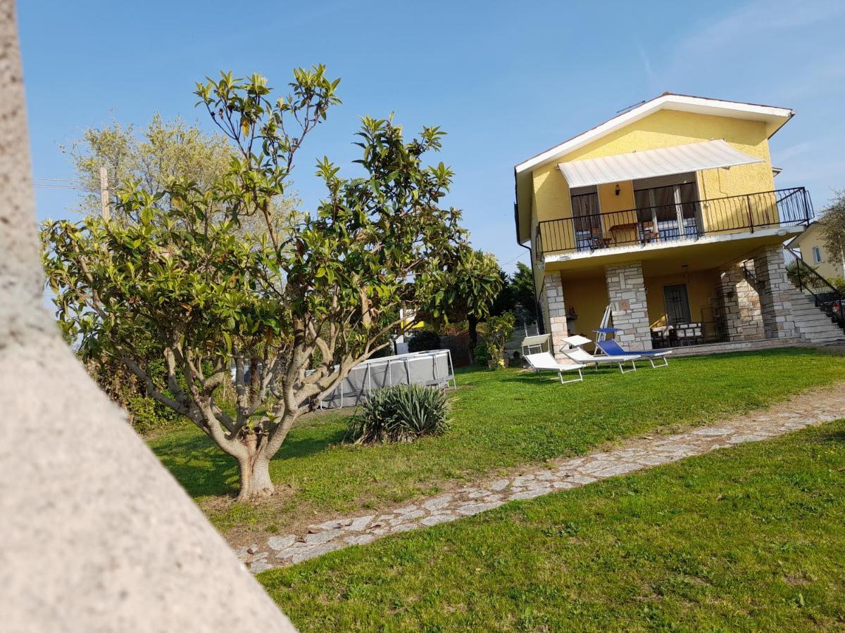 Villa La Magnolia - Private Beach Access, Garden, Views Lazise Exterior foto