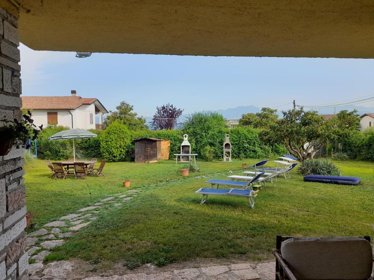 Villa La Magnolia - Private Beach Access, Garden, Views Lazise Exterior foto